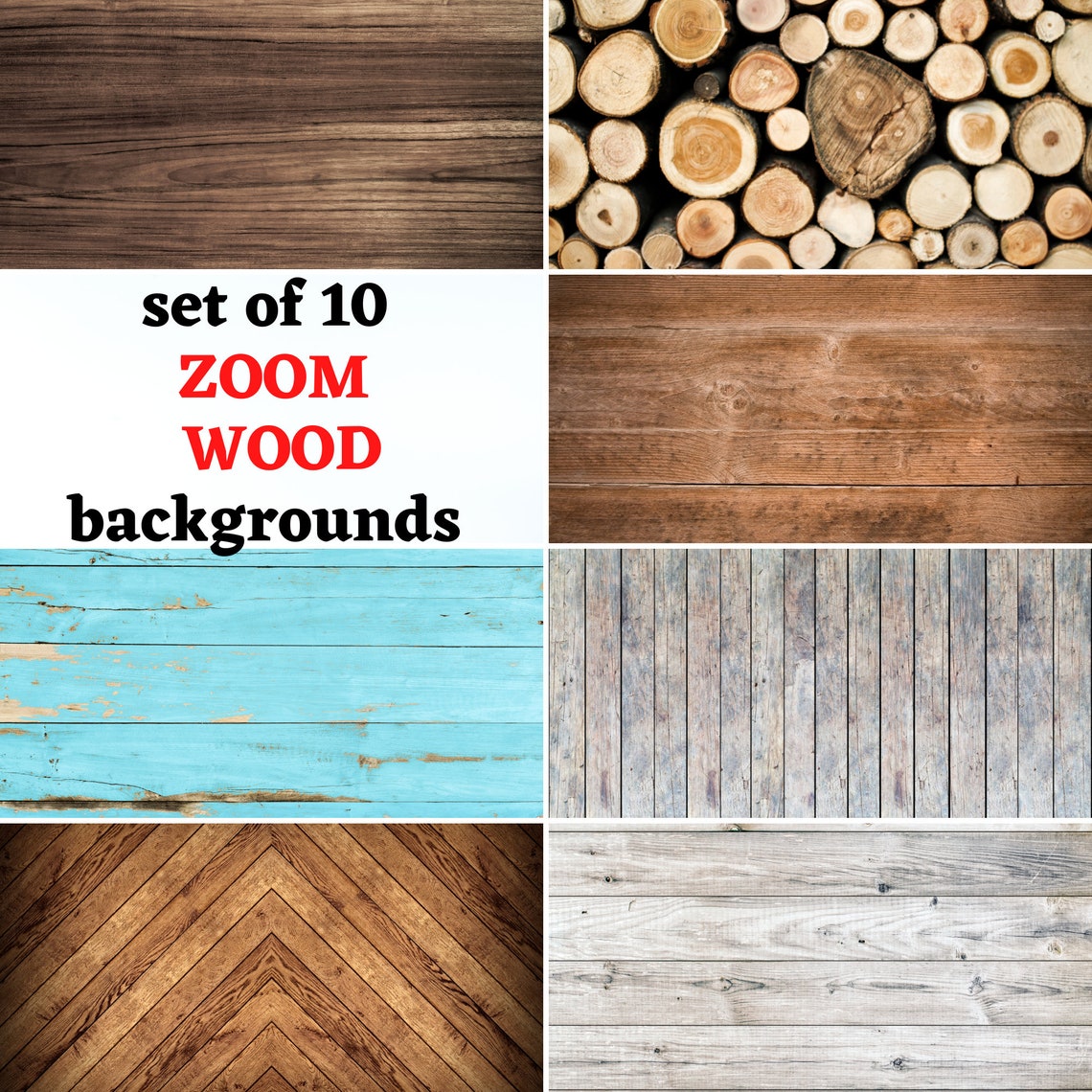 WOOD Zoom Background Backdrop for Online Virtual Digital | Etsy