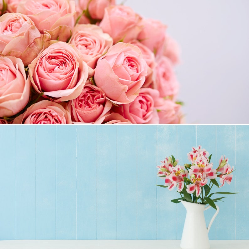 FLOWERS Zoom Background Backdrop for Online Meeting and Video Etsy