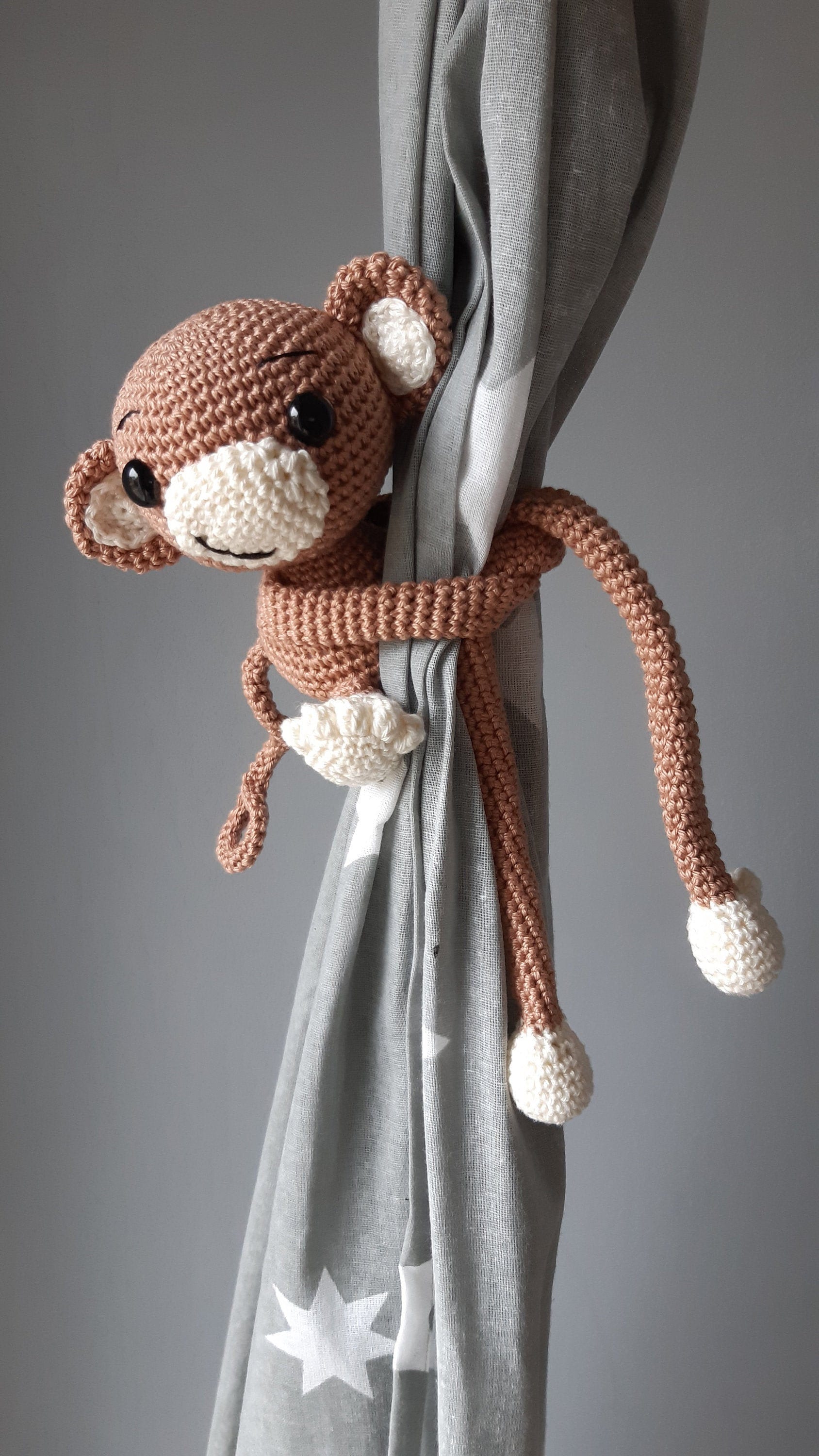 Süßer Bärenkopf Vorhang-Raffhalter - Niedliches Accessoire Fürs Kinderzimmer