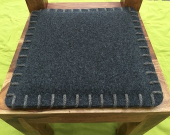 Wool felt chair cushion