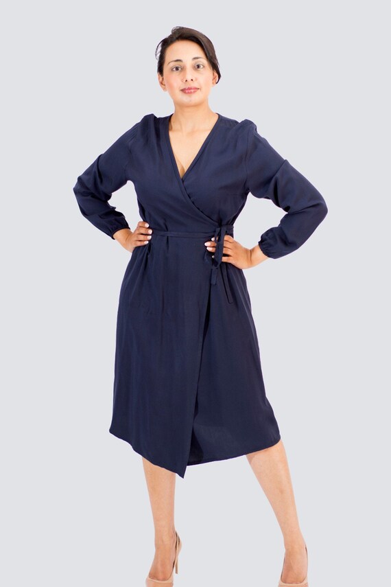 classic wrap dress