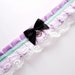 Pastel Black Collar, DDLG Collar, Kitten Play Collar, Pet Play Collar, Kittenplay Collars, ABDL, BDSM, Daddy Kink, Little Space,  