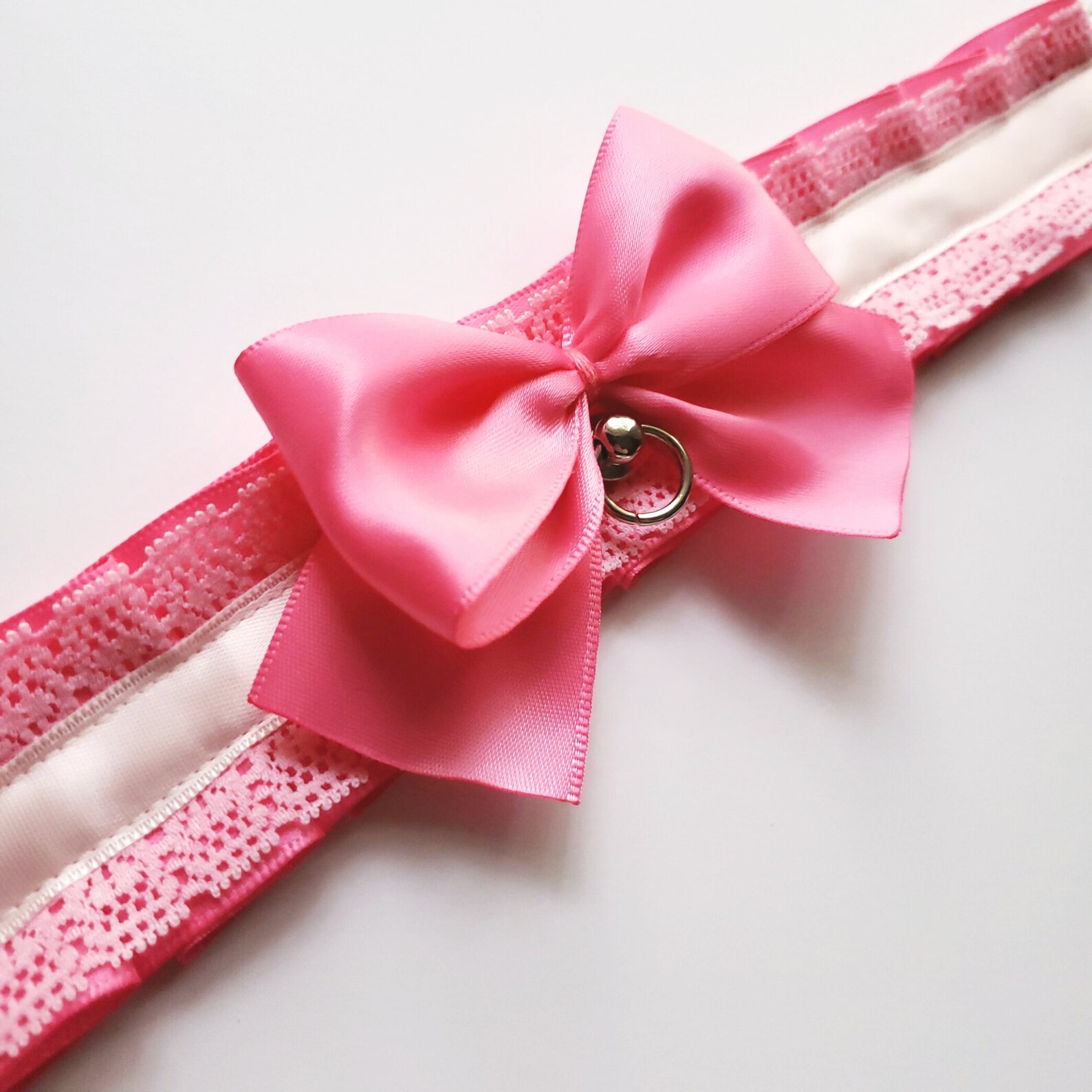 Pink DDLG Collar Kitten Play Collar Pet Play Collar Etsy