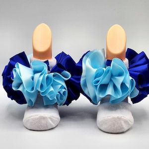 Bluey/ Blue Clues detachable Ruffle/Anklets sock. Bluey Birthday outfit  Read description completely and beware of lead times.
