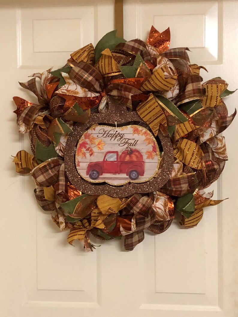 Fall wreath FREE SHIPPING