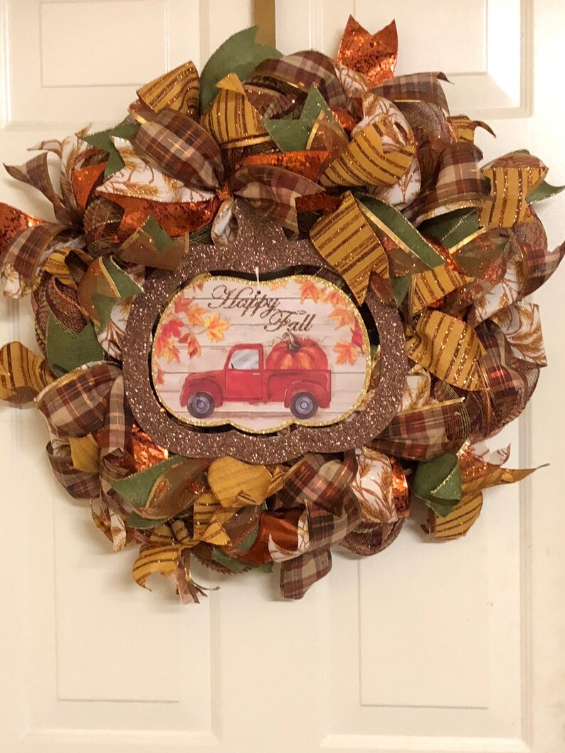 Fall wreath FREE SHIPPING