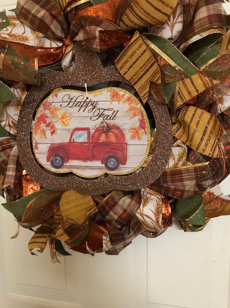 Fall wreath FREE SHIPPING