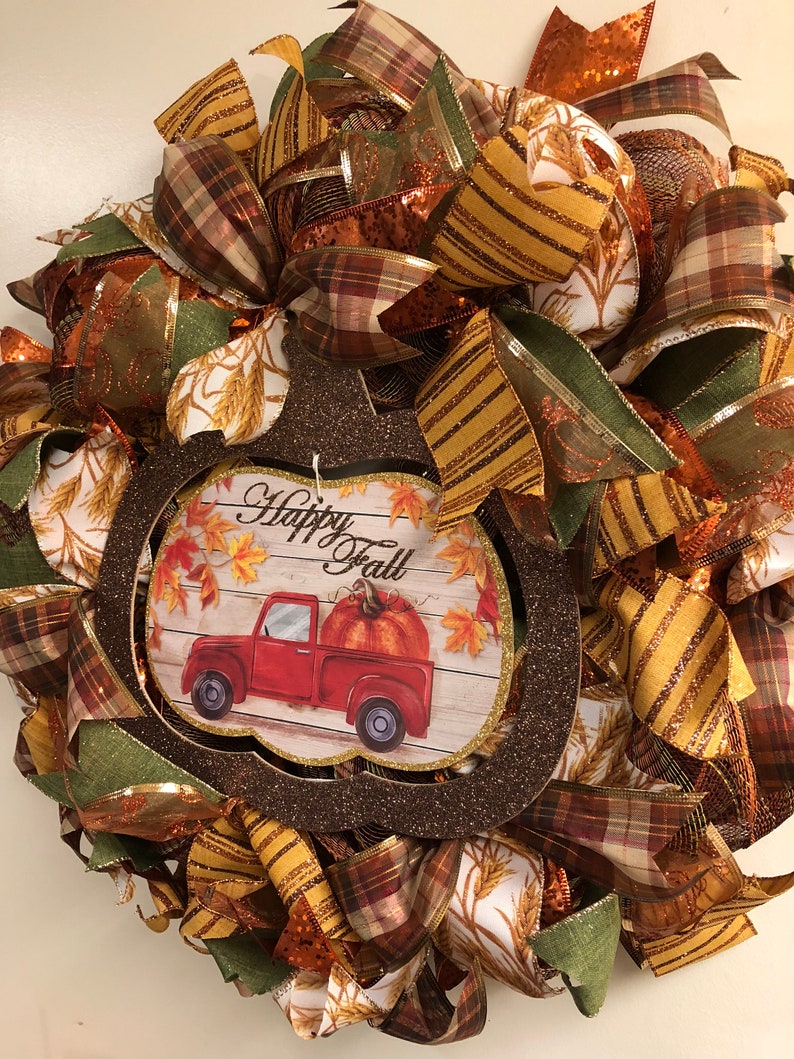 Fall wreath FREE SHIPPING