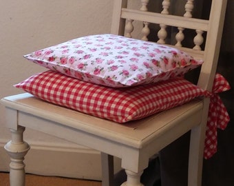 2 Chair pillowcases + 1 small deco pillow cover