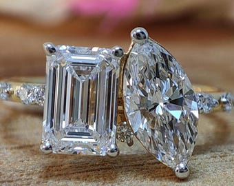 Anello di Fidanzamento con Turchese Taglio Ovale Stile Foglia e Vite i Anello di Fidanzamento con Turchese Taglio Ovale Stile Foglia e Vite i