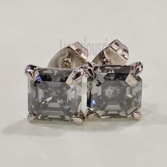 MyDiamondBox Everyday 925 Sterling Silver White Diamond Stud Earrings, Square Shape For Women And Girls 0ecc5e5c 1c1c 472d 84af A697ce2db547.04837f953ae25e75949ab9cc6b806e41