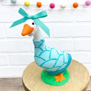 Déguisement pour oie de bureau 7 pouces - Déguisement d&#39;oie sirène turquoise - Vêtements d&#39;été - Déguisement de sirène bleu sarcelle - Natation sur la plage, piscine et océan