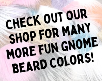 LUOZZY 30-Piece Gnome Beard DIY Kit - Precut Faux Fur Beards With Wooden Nose Balls For Christmas & Halloween Crafts (5 Colors)