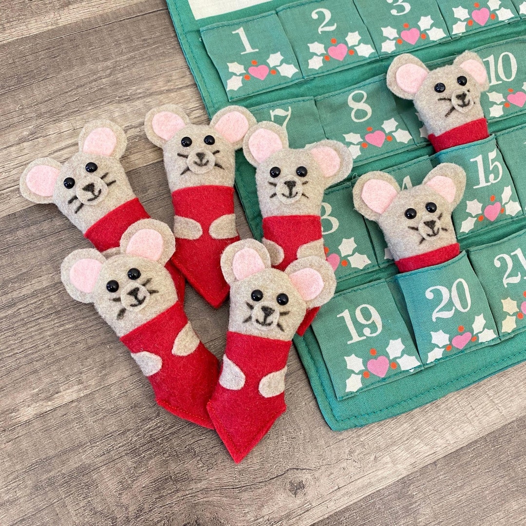 Handmade Replacement Mouse For Vintage Avon 1987 Countdown To Christmas