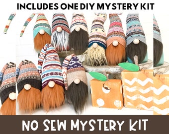ONE Mystery Fall Gnome Making Kit - No Sew Kit - Mystery Gnome - Fall Sweater Gnome -  Autumn Gnome Kit - Fall Craft Kit - Gnome Making Kit