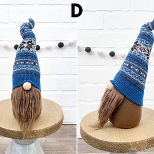 Choose a Style Fall & Winter Sweater Gnomes No Sew DIY Kit DIY Fall Gnome Kit DIY Sweater Gnome Knit Gnome Hat Coffee Gnomes Gnome Style D