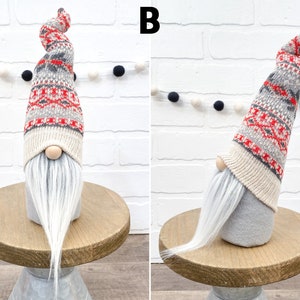 Choose a Style Fall & Winter Sweater Gnomes No Sew DIY Kit DIY Fall Gnome Kit DIY Sweater Gnome Knit Gnome Hat Coffee Gnomes Gnome Style B