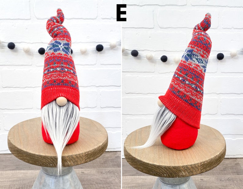 Choose a Style Fall & Winter Sweater Gnomes No Sew DIY Kit DIY Fall Gnome Kit DIY Sweater Gnome Knit Gnome Hat Coffee Gnomes Gnome Style E