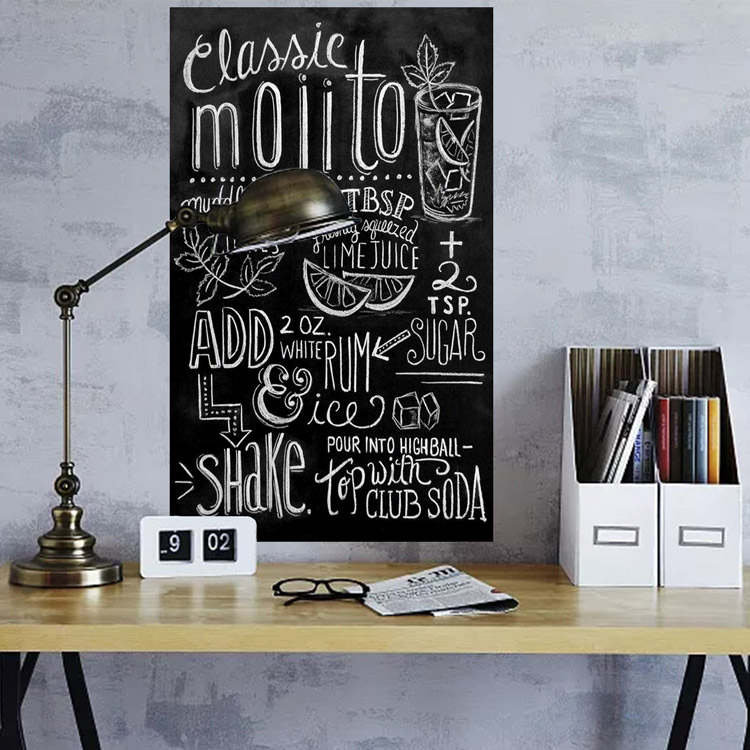 Removable Chalkboard Vinyl 2 Meter Adhesive Chalkboard Etsy