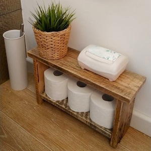 WC storage bench