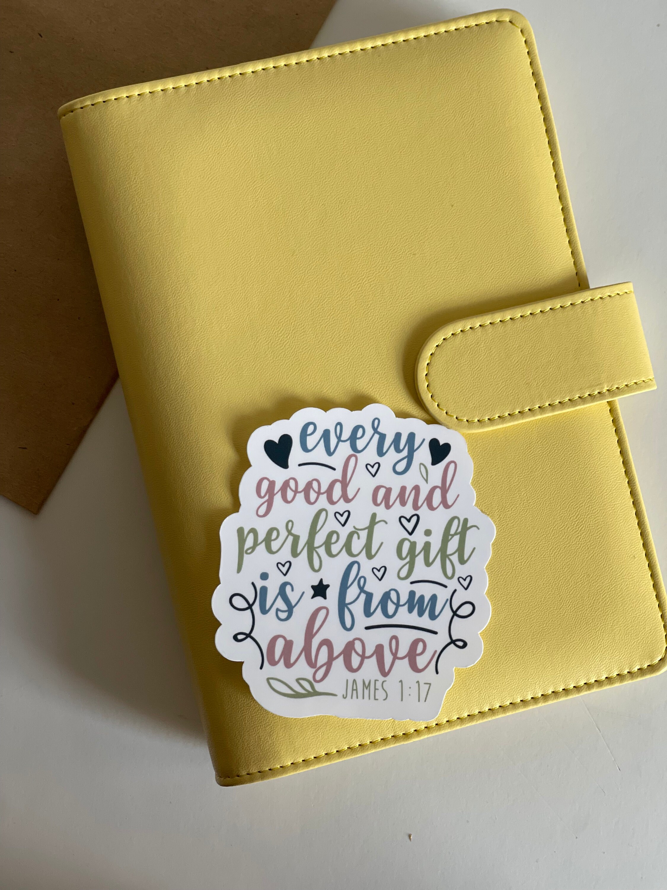 Bible Verse Sticker, Faith Sticker, Religious Stickers, Scripture