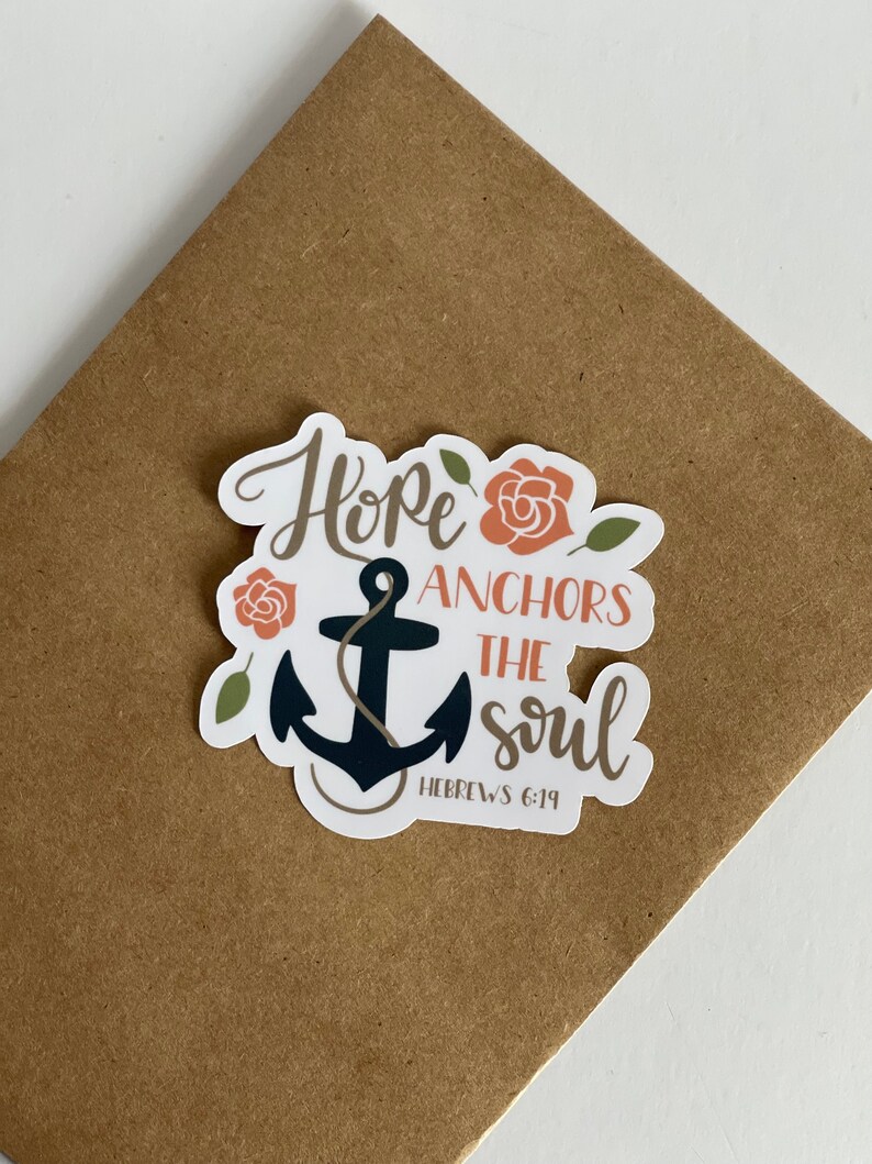 Bible Verse Sticker, Faith Sticker, Religious Stickers, Scripture