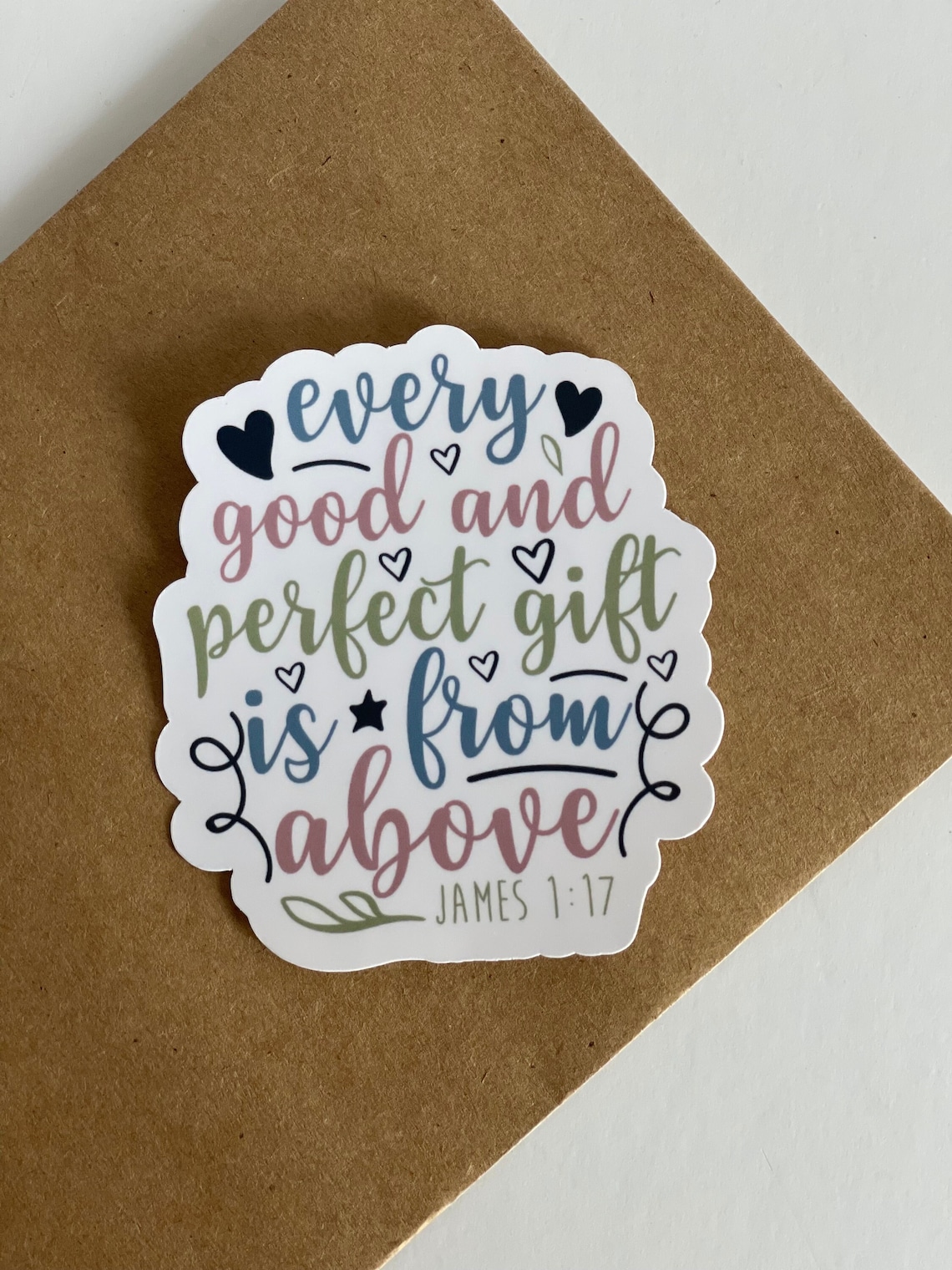 Bible Verse Sticker, Faith Sticker, Religious Stickers, Scripture