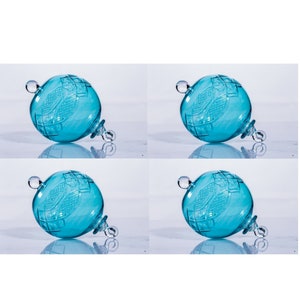 conjunto de 4 ou 8 ou 12 enfeites de vidro de Natal com cores personalizadas e enfeites de vidro de cartão personalizados em formato ck com cristal