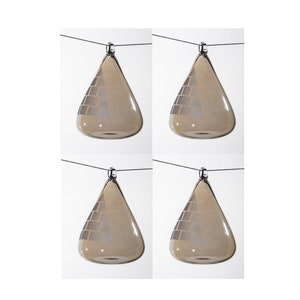 set di 4 o 8 o 12 ornamenti natalizi in vetro con colori personalizzati e ornamenti in vetro per biglietti personalizzati a forma di cd con cristallo