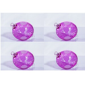 set di 4 o 8 o 12 ornamenti natalizi in vetro con colori personalizzati e ornamenti in vetro per biglietti personalizzati a forma di cq con cristallo