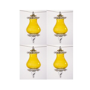 set di 4 o 8 o 12 ornamenti natalizi in vetro con colori personalizzati e ornamenti in vetro per biglietti personalizzati a forma di cg con cristallo