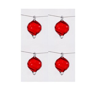 set di 4 o 8 o 12 ornamenti natalizi in vetro con colori personalizzati e ornamenti in vetro per biglietti personalizzati a forma di cj con cristallo