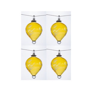 set di 4 o 8 o 12 ornamenti natalizi in vetro con colori personalizzati e ornamenti in vetro per biglietti personalizzati a forma di cc con cristallo