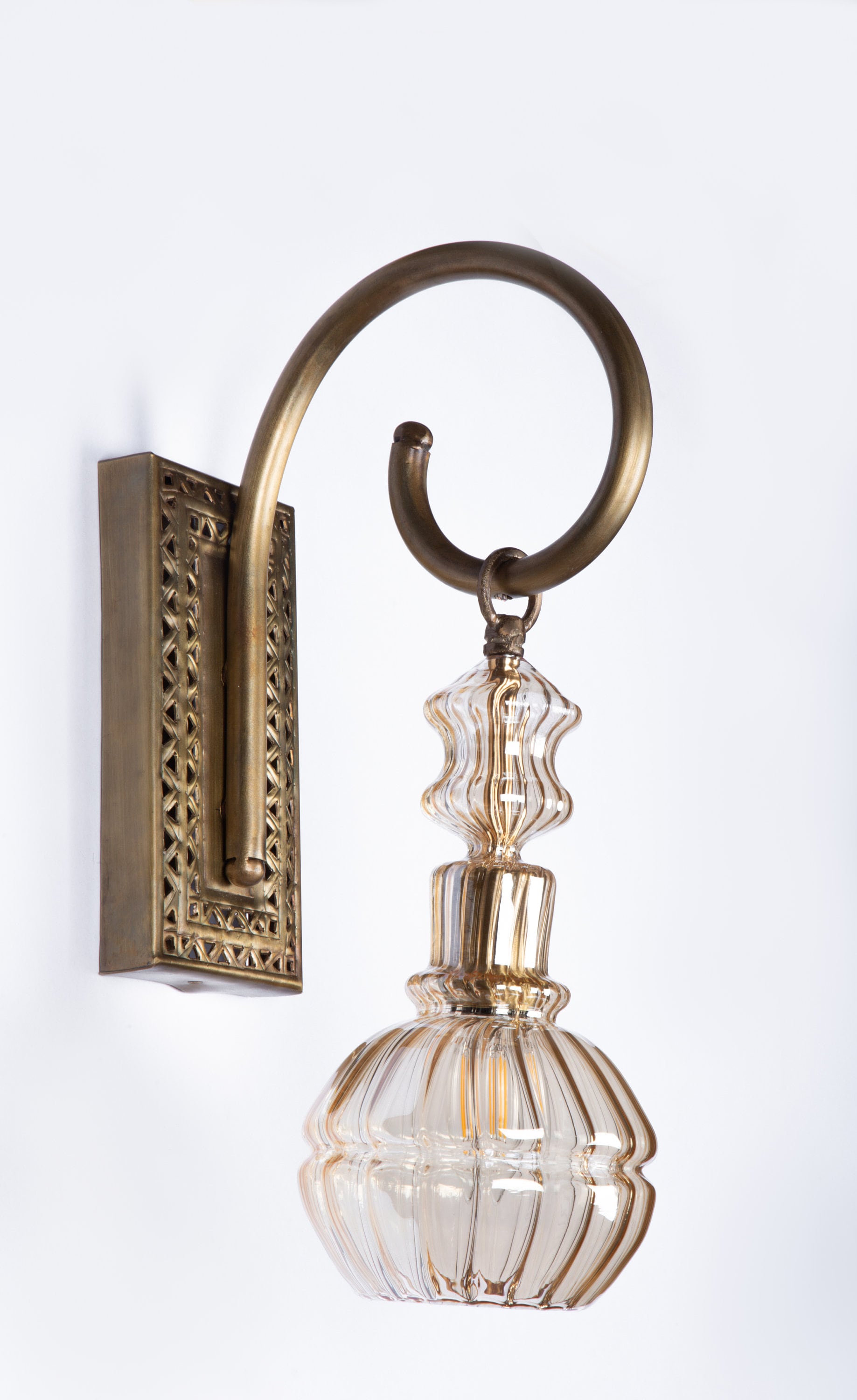 Modern Sconce with Glass Blown formation Wall sconce lighting Etsy