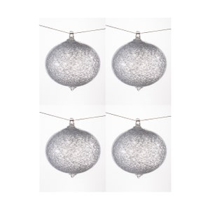 set di 4 o 8 o 12 ornamenti natalizi in vetro con colori personalizzati e ornamenti in vetro in cartoncino personalizzati a forma di bh con cristallo