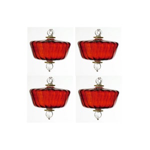 set di 4 o 8 o 12 ornamenti natalizi in vetro con colori personalizzati e ornamenti in vetro in cartoncino personalizzati a forma di CS con cristallo