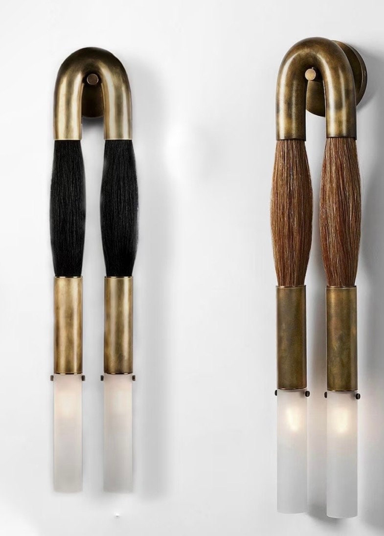 Horsehair sconce online