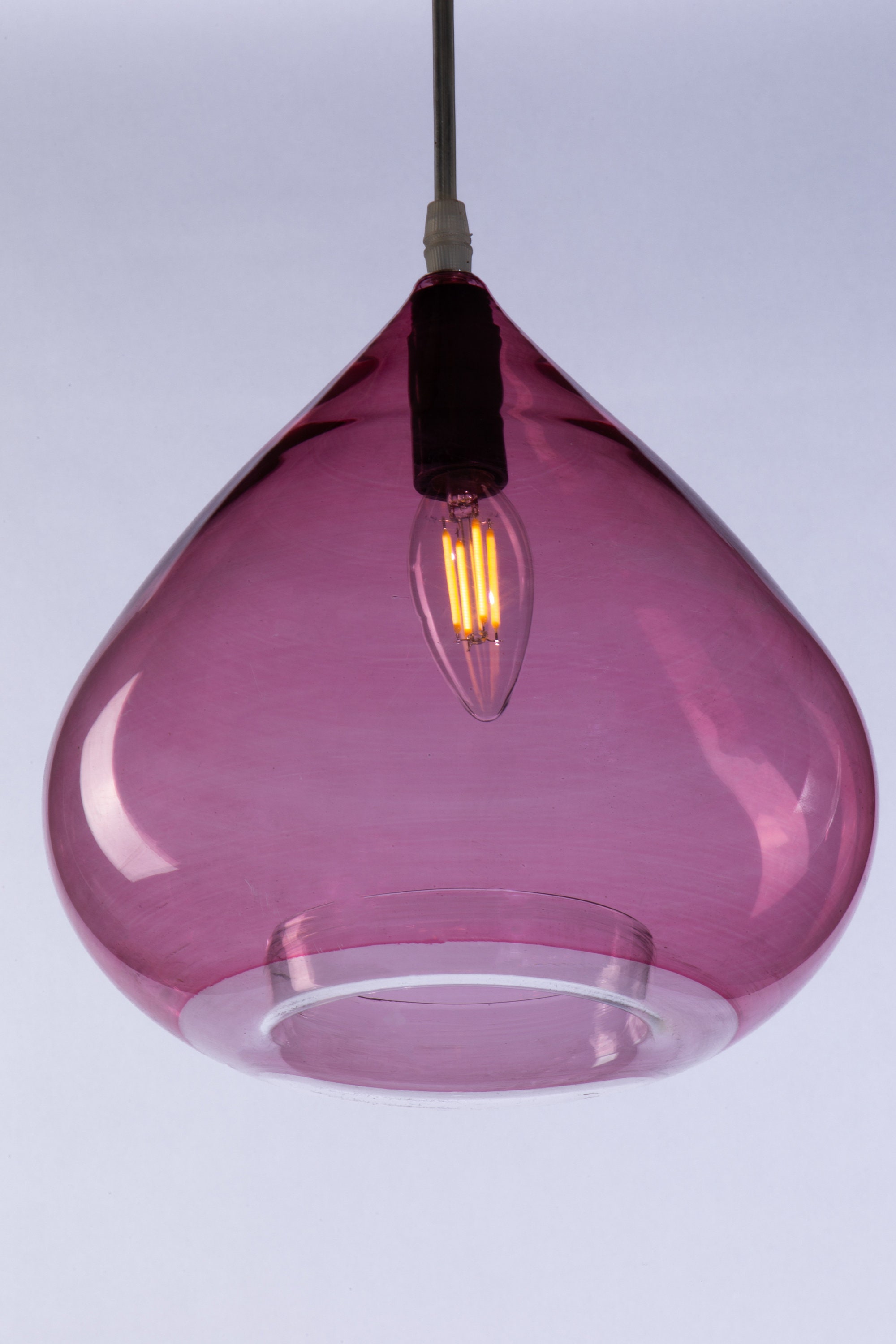 Purple Deco Pendant Lighting Home Decoration Chandelier Light Etsy