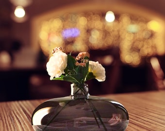 Custom Modern Vase Glass blown Vase - Handmade Glass blown Vase - Home and Office Decoration - Flower Glass Vase