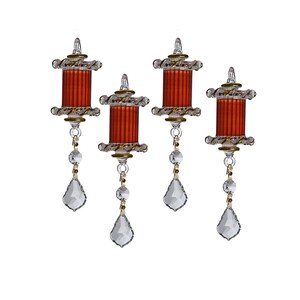 Lot de 4, 8 ou 12 décorations de Noël en verre - couleurs personnalisées - décorations d'arbre de Noël - décoration faite main