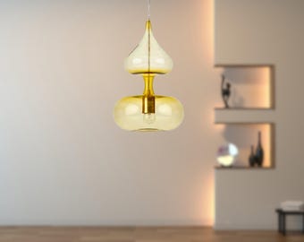 Handcrafted Modern Pendant Light Stunning Glass Illumination for Your Space Custom Modern Pendant Light Ceiling Light Fixture
