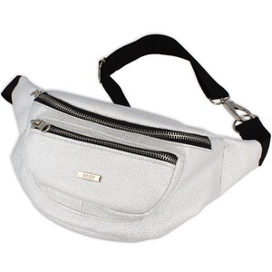 Nuff Sparkle ladies fanny pack glossy white zdjęcie 3