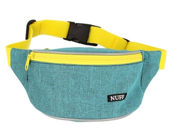 Sac banane Nuff Kids | Turquoise et jaune