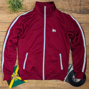 Trainingsjacke, Löwe von Juda, Rasta-Reggae-Spirit, Wurzeln und Kultur, sportlicher Stil, Retro-Trainingsoberteil