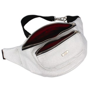 Nuff Sparkle ladies fanny pack glossy white zdjęcie 1