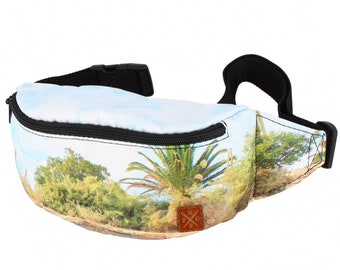 Nuff bum bag, ladies fanny pack - Palm fullprint