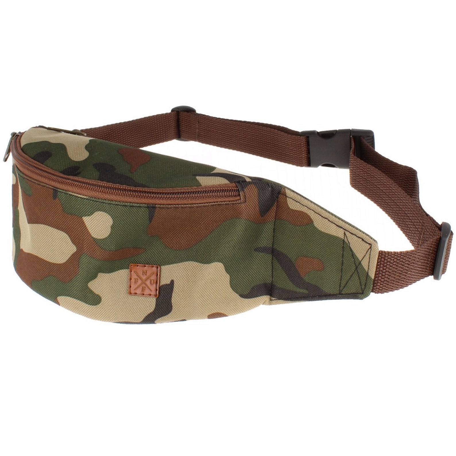 Nuff Fanny Pack Woodland Camo Etsy