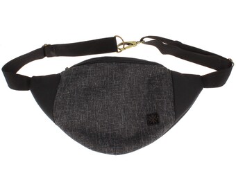 Women's Nuff sachet, black melange