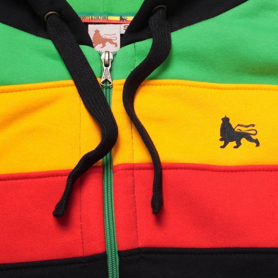 Rasta zip up best sale hoodie