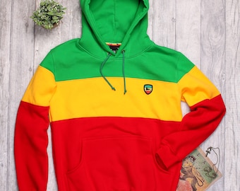 Reggae Rasta Hoodie Lion of Judah sweatshirt